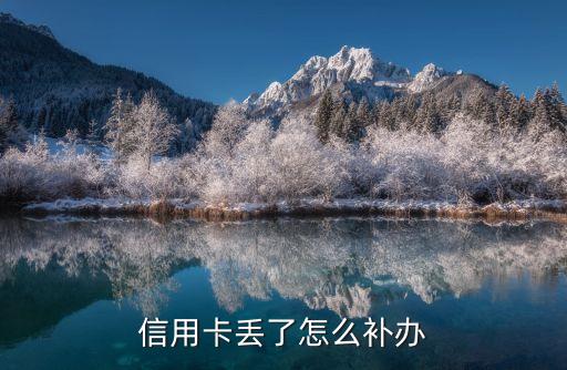 信用卡弄丟了怎么補(bǔ)辦，信用卡丟了怎么補(bǔ)辦