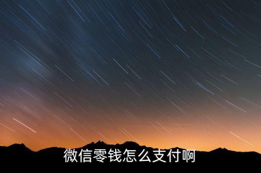 怎么用微信零錢(qián)包付款，微信零錢(qián)怎么消費(fèi)付款我只能找到充值或者提現(xiàn)的選項(xiàng)