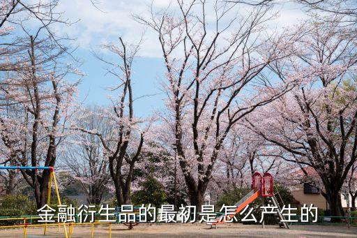 金融衍生品的最初是怎么產生的