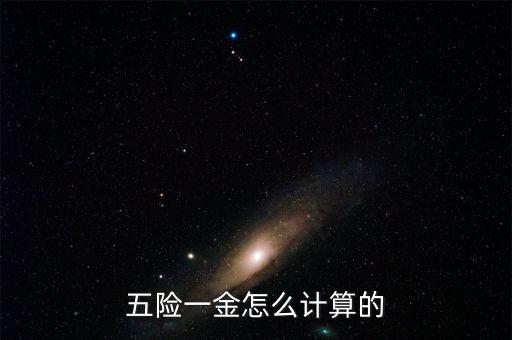 五險(xiǎn)一金怎么計(jì)算的
