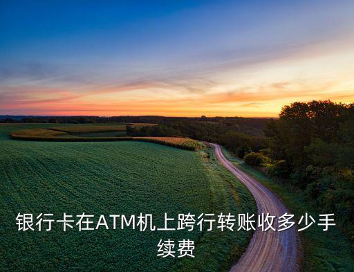 atm機(jī)上轉(zhuǎn)賬怎么轉(zhuǎn)賬手續(xù)費(fèi)，ATM機(jī)上轉(zhuǎn)賬是怎么收手續(xù)費(fèi)的