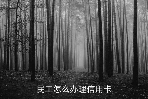 民工怎么辦理信用卡