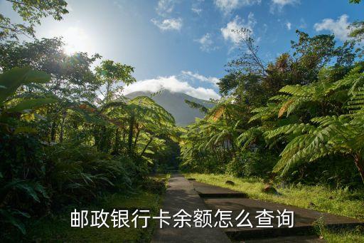 中國郵政賬戶余額查詢怎么查，怎么查郵政儲蓄存款余額
