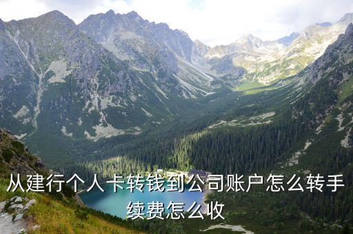 私戶轉(zhuǎn)公戶怎么轉(zhuǎn)賬手續(xù)費(fèi)，從私人賬戶轉(zhuǎn)賬到公司基本賬戶