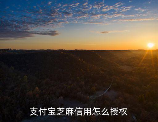 怎么授權(quán)芝麻分給，芝麻分信用怎么授信