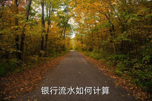 銀行流水如何計算