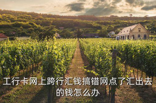 工行跨行匯款匯錯(cuò)了怎么辦，工行卡網(wǎng)上跨行匯錢搞錯(cuò)網(wǎng)點(diǎn)了匯出去的錢怎么辦