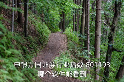 申萬行業(yè)指數(shù)怎么查看，請問申萬地產(chǎn)指數(shù)在哪里查看到