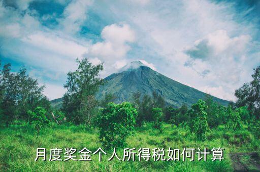 月度獎(jiǎng)金個(gè)人所得稅如何計(jì)算