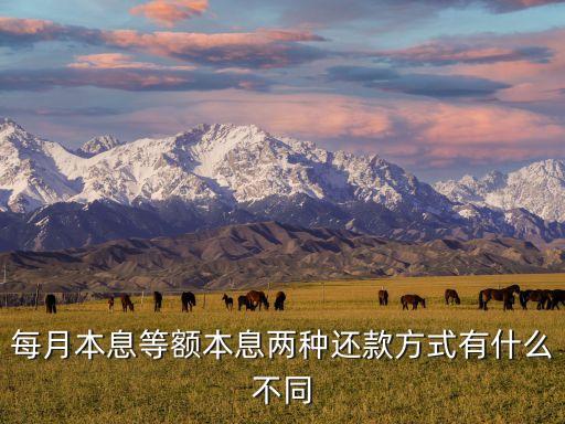 等額本息貸款 怎么還款方式，怎樣計(jì)算等額本息每月還款