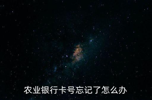 農(nóng)業(yè)卡卡號丟了怎么辦，農(nóng)業(yè)銀行卡號丟了怎么找回來