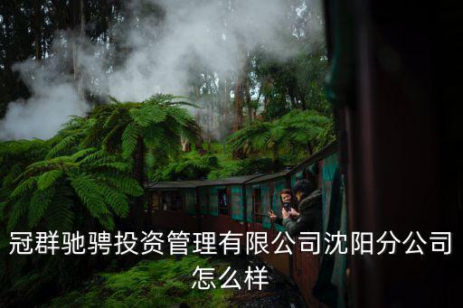 冠群馳騁投資管理有限公司沈陽(yáng)分公司怎么樣