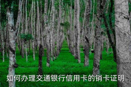 信用卡銷戶證明怎么開，中國(guó)銀行信用卡銷戶證明怎么開
