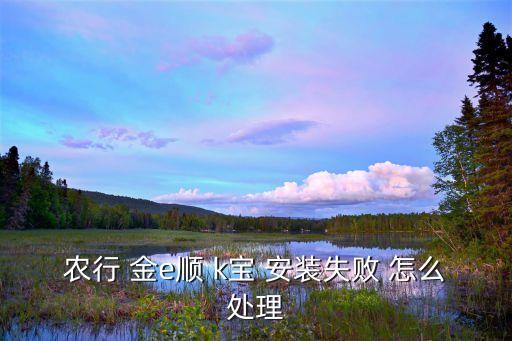 k寶怎么驅(qū)動(dòng)失敗怎么辦，win7系統(tǒng)安裝農(nóng)行k寶驅(qū)動(dòng)不成功