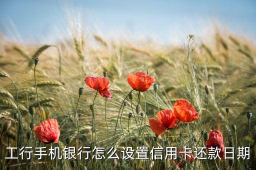 手機(jī)銀行工商怎么還款日，工行手機(jī)銀行怎么設(shè)置信用卡還款日期