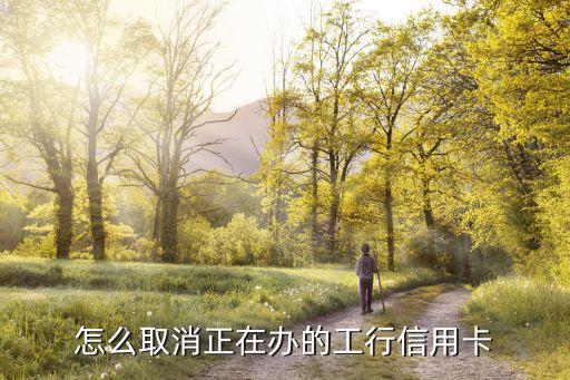 工商怎么取消信用卡申請，怎么取消正在辦的工行信用卡