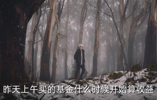 基金收益生效時(shí)間怎么算的，昨天上午買的基金什么時(shí)候開(kāi)始算收益