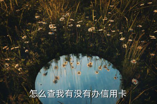 怎么能確定自己沒有辦信用卡，怎么查我有沒有辦信用卡