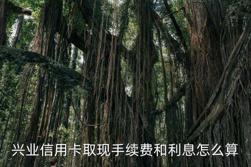 興業(yè)銀行 取現(xiàn)免手續(xù)費和利息怎么算，興業(yè)信用卡取現(xiàn)手續(xù)費和利息怎么算