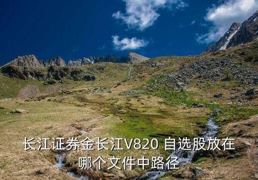 金長(zhǎng)江怎么加自選，如何把我購(gòu)買基金加入自選基金