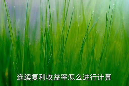 連續(xù)收益率怎么計(jì)算，連續(xù)復(fù)利收益率怎么進(jìn)行計(jì)算