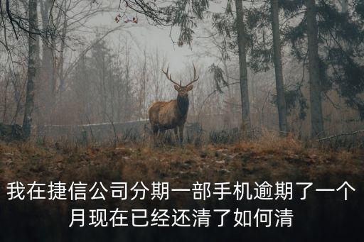 捷信還款后怎么消除，捷信分期還完怎么解除