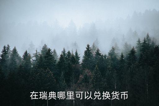 人民幣在瑞典銀行怎么兌換，在瑞典哪里可以兌換貨幣