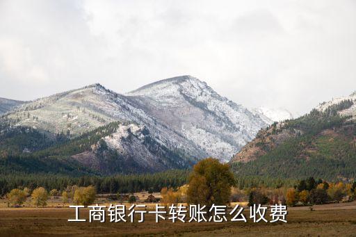 工行卡怎么跨行轉(zhuǎn)賬手續(xù)費(fèi)是多少錢，工商銀行跨行轉(zhuǎn)賬手續(xù)費(fèi)是多少