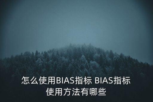 bias指標(biāo)詳解怎么設(shè)置，關(guān)于BIAS的參數(shù)設(shè)置