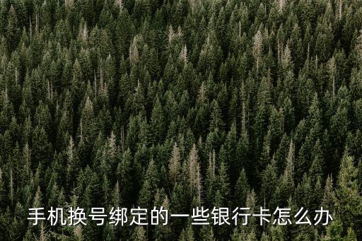 手機卡換了銀行卡綁定了怎么辦理，手機號碼換了銀行卡怎么辦