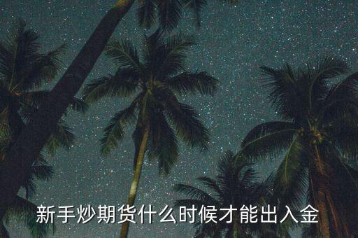 期貨什么時候可以出金，期貨公司每天什么時間可以辦理入金出金手續(xù)