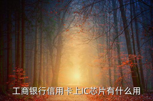 工商銀行信用卡上IC芯片有什么用