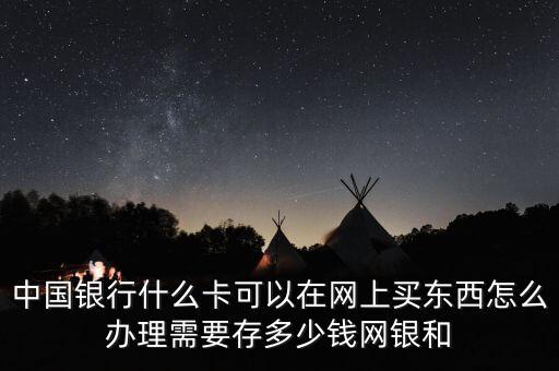 中國銀行什么卡可以在網(wǎng)上買東西怎么辦理需要存多少錢網(wǎng)銀和