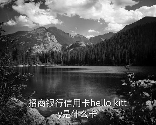 小黃鴨信用卡是什么卡，招商銀行信用卡hello kitty是什么卡