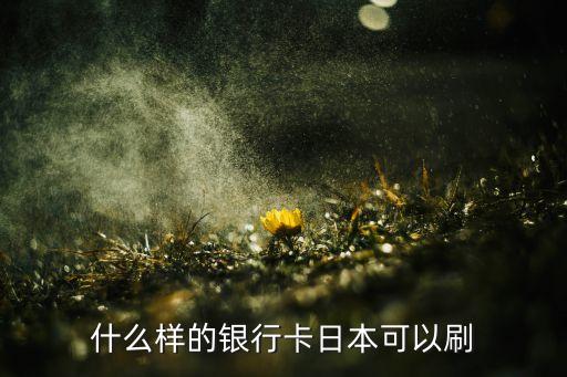日本能刷什么銀行卡嗎，什么銀行卡可以在日本用呢