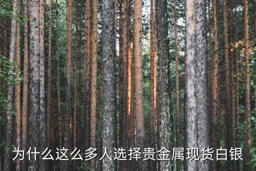 為什么投資現(xiàn)貨白銀，為什么要投資白銀