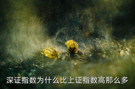 為什么深指高于滬指，為什么深指比滬指點(diǎn)數(shù)高出許多