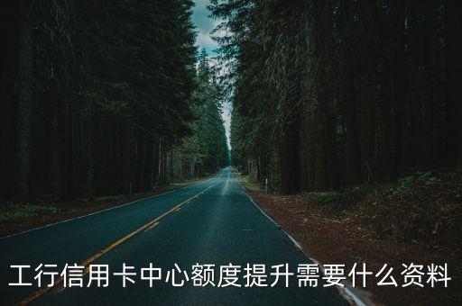 工行提額進(jìn)件什么資料，工行信用卡提臨時(shí)額度10萬(wàn)的要提交什么資料