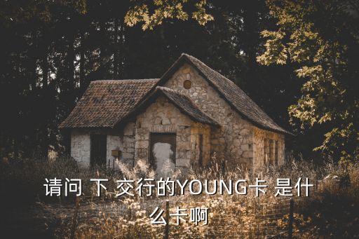 交行young卡是什么卡，交行YOUNG卡青年版是金卡嗎