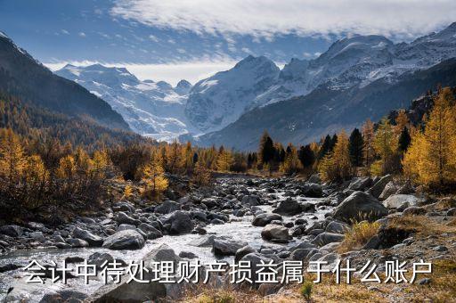 待處理財(cái)產(chǎn)損益是什么賬戶，按經(jīng)濟(jì)內(nèi)容分類待處理財(cái)產(chǎn)損益賬戶屬于什么賬戶答案