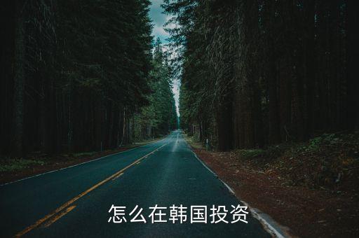 怎么在韓國(guó)投資
