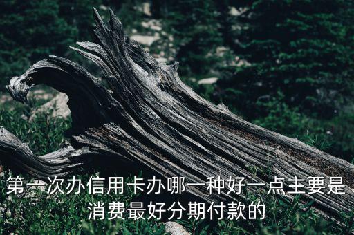 第一張信用卡辦什么好，第一張信用卡辦哪個(gè)好