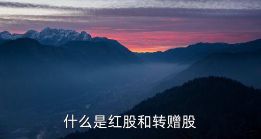 什么是紅股和轉(zhuǎn)贈股