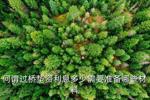 過(guò)橋墊資需要什么意思，過(guò)橋墊資續(xù)契是什么意思