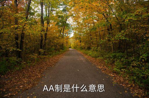 aa收款是什么意思，AA制是什么意思
