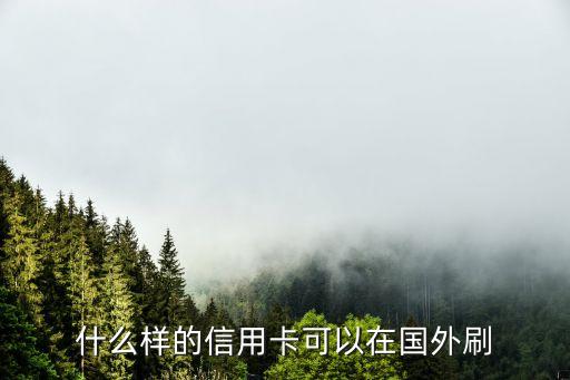 什么信用卡美國可以刷嗎，哪些銀行信用卡可以境外刷美元