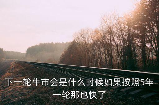 下一輪牛市買什么時候，下一輪牛市會是什么時候如果按照5年一輪那也快了