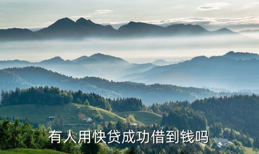 快貸極速貸主要看什么意思，快貸能否借到錢