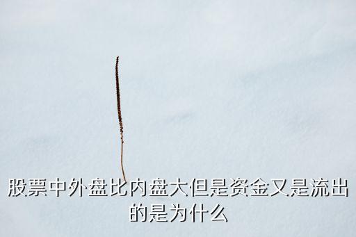 外盤大于內(nèi)盤是什么意思，誰知道股票的外盤和內(nèi)盤是什么意思