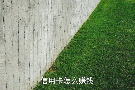 信用卡怎么賺錢(qián)